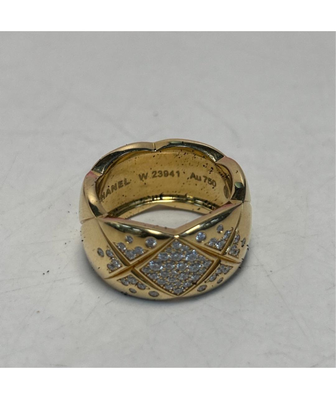 CHANEL Золотое кольцо из желтого золота, фото 2