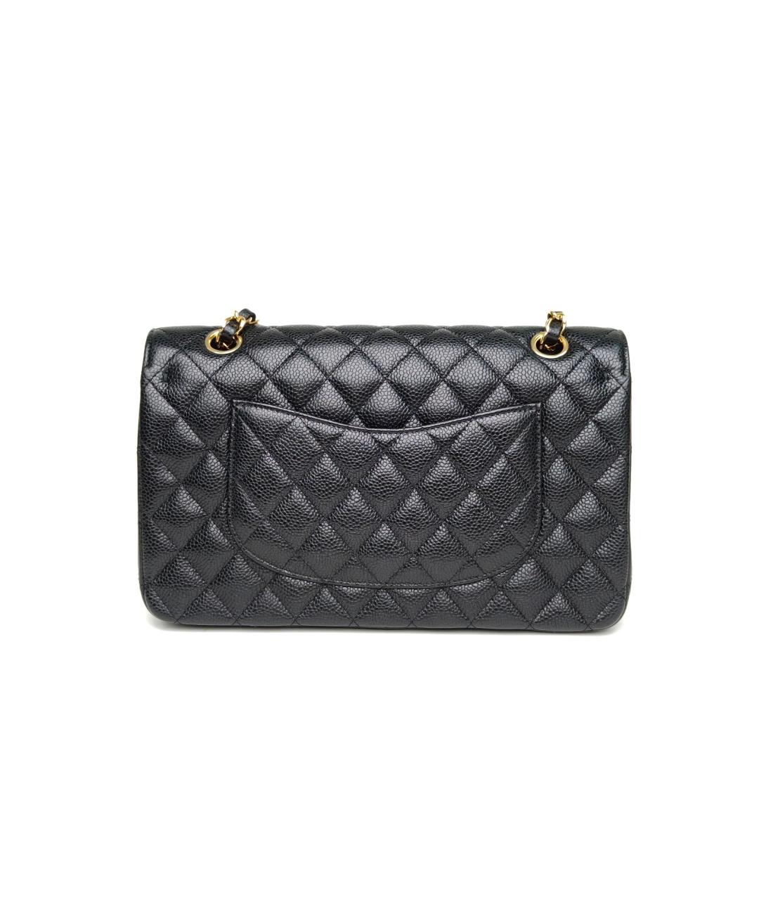 CHANEL Черная кожаная сумка через плечо, фото 4