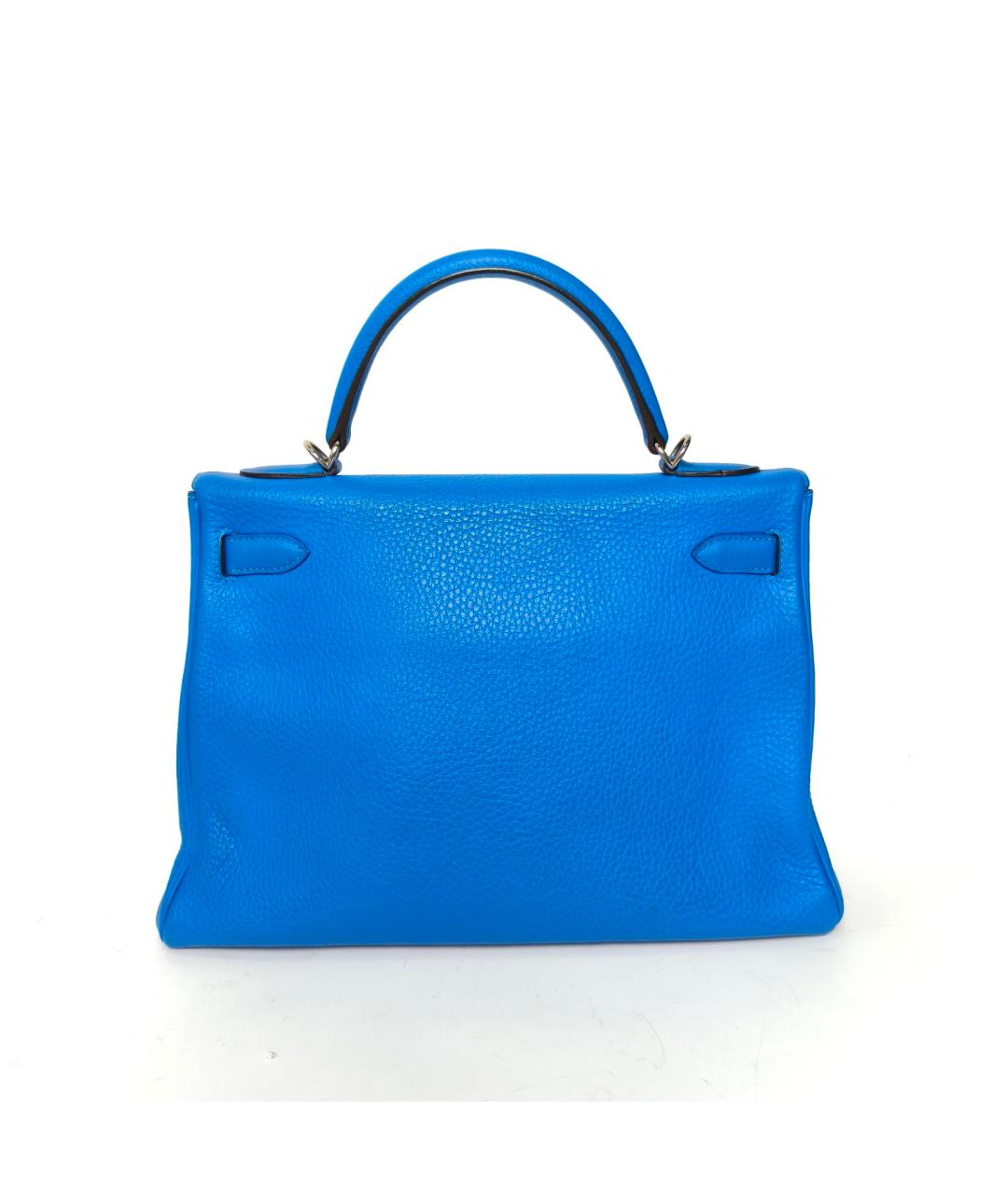 HERMES Синяя кожаная сумка через плечо, фото 9