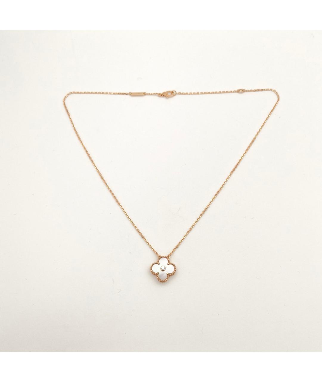 VAN CLEEF & ARPELS Золотое колье из розового золота, фото 7