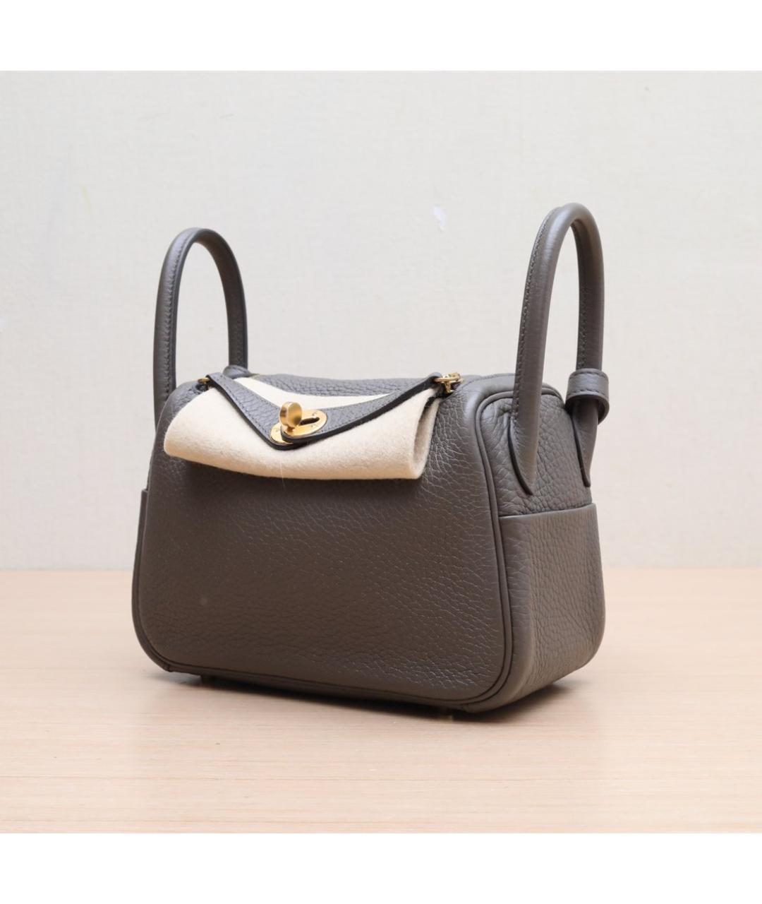 HERMES Кожаная сумка через плечо, фото 4