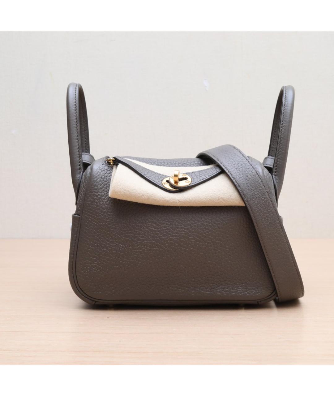 HERMES Кожаная сумка через плечо, фото 3