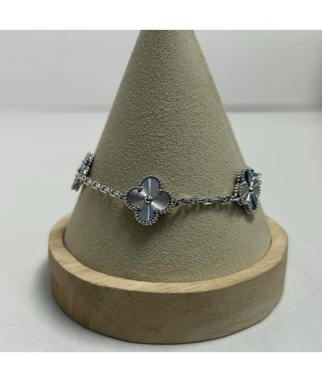VAN CLEEF & ARPELS Серебрянный браслет из белого золота, фото 8