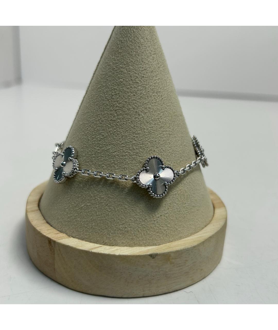 VAN CLEEF & ARPELS Серебрянный браслет из белого золота, фото 7