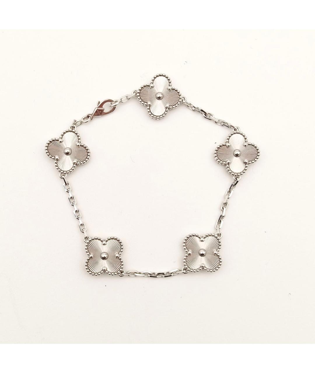 VAN CLEEF & ARPELS Серебрянный браслет из белого золота, фото 4