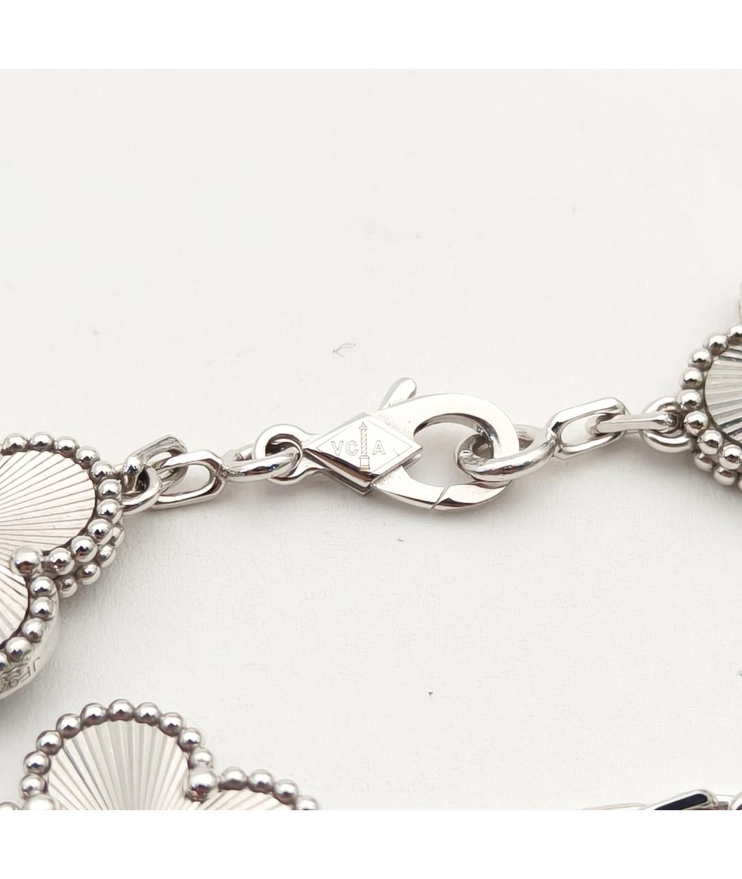 VAN CLEEF & ARPELS Серебрянный браслет из белого золота, фото 5