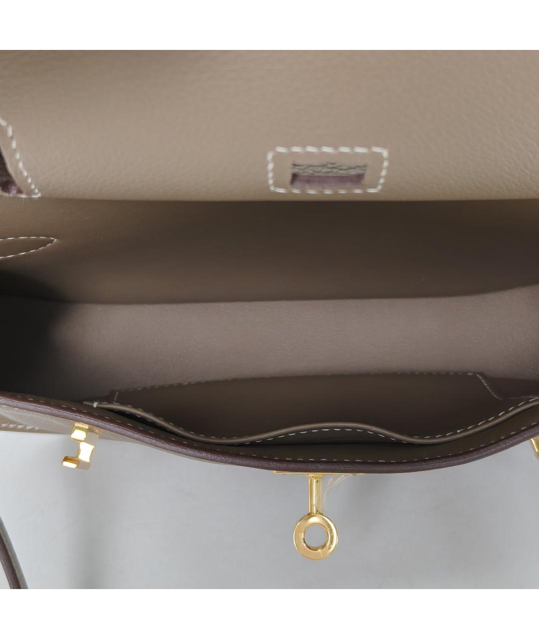 HERMES Кожаная сумка через плечо, фото 8