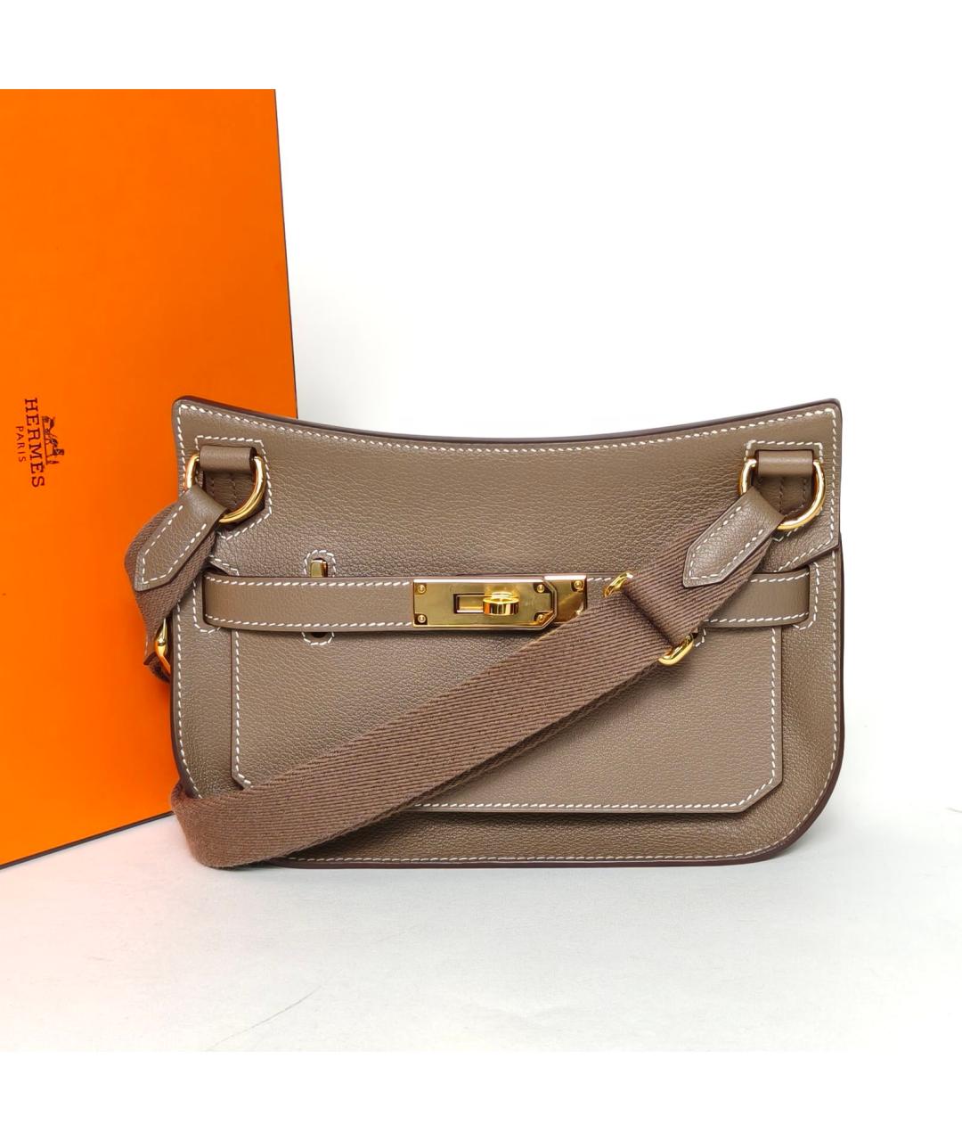 HERMES Кожаная сумка через плечо, фото 9
