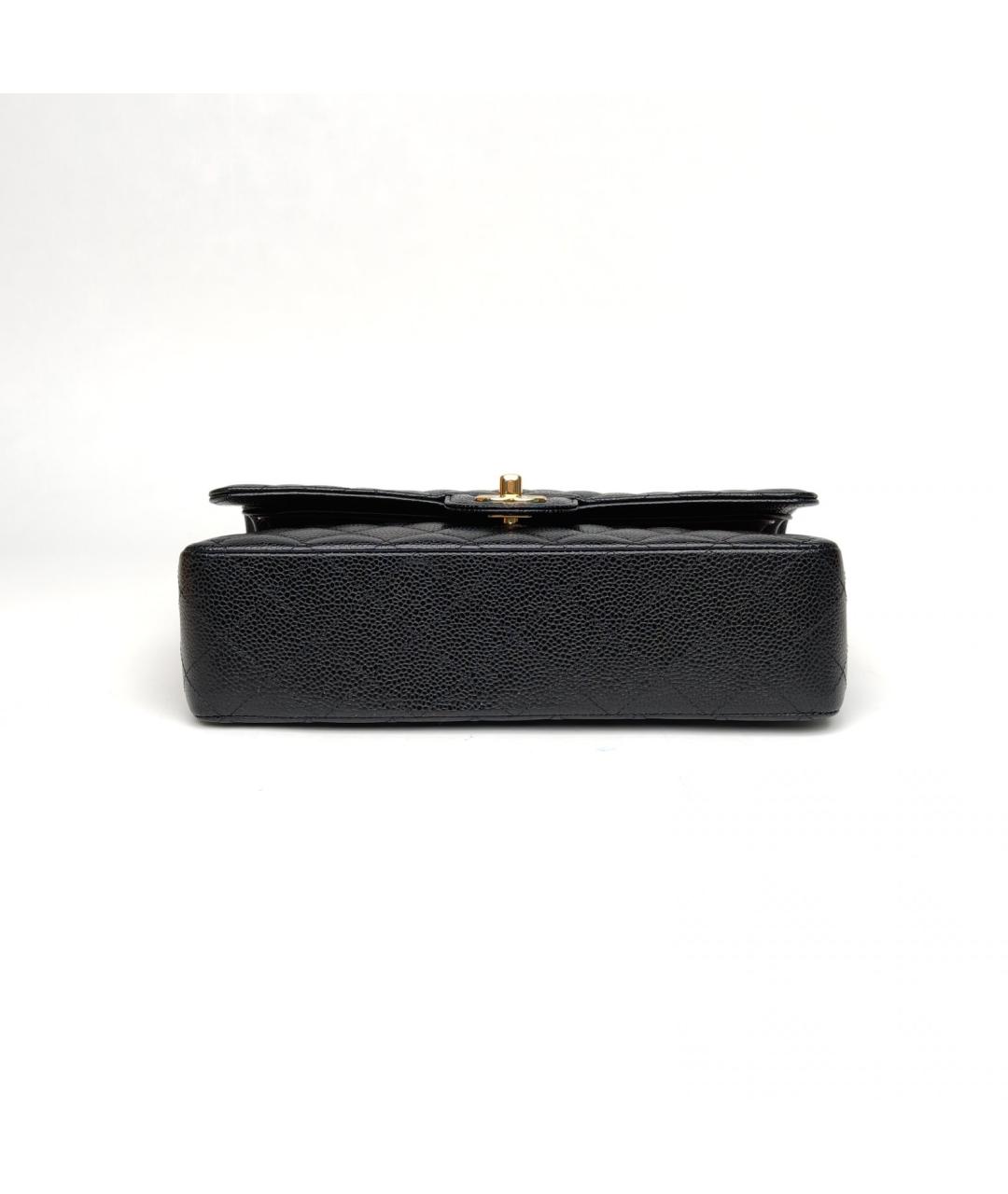 CHANEL Черная кожаная сумка через плечо, фото 6