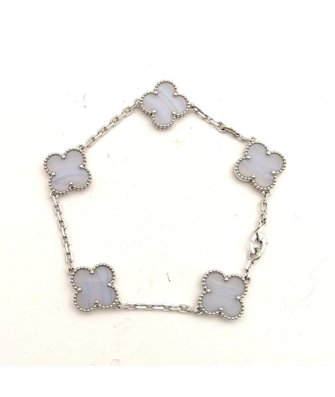 VAN CLEEF & ARPELS Серебрянный браслет из белого золота, фото 4