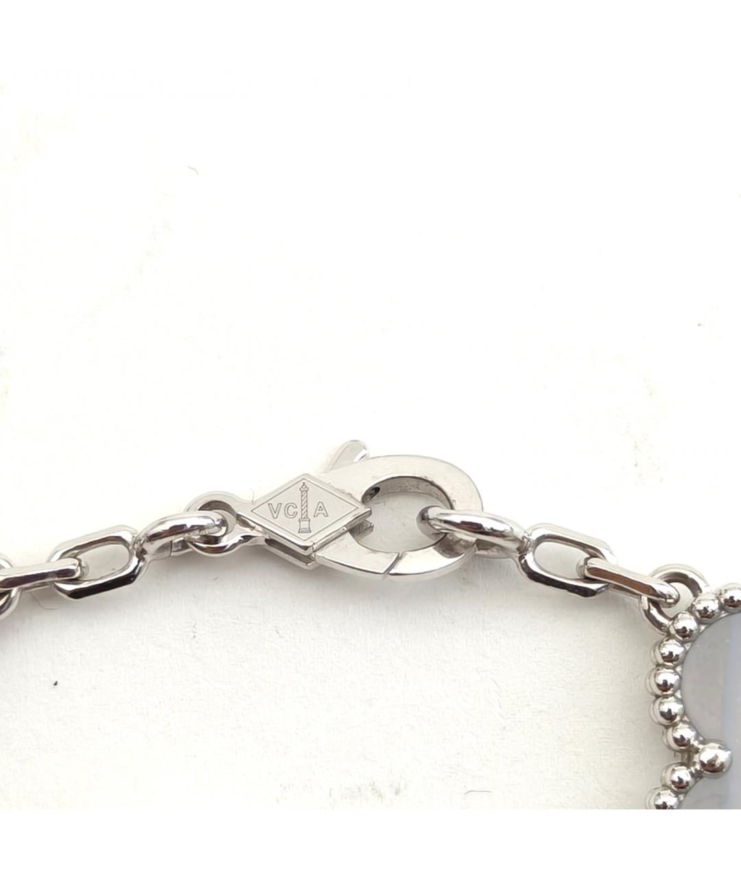 VAN CLEEF & ARPELS Серебрянный браслет из белого золота, фото 7