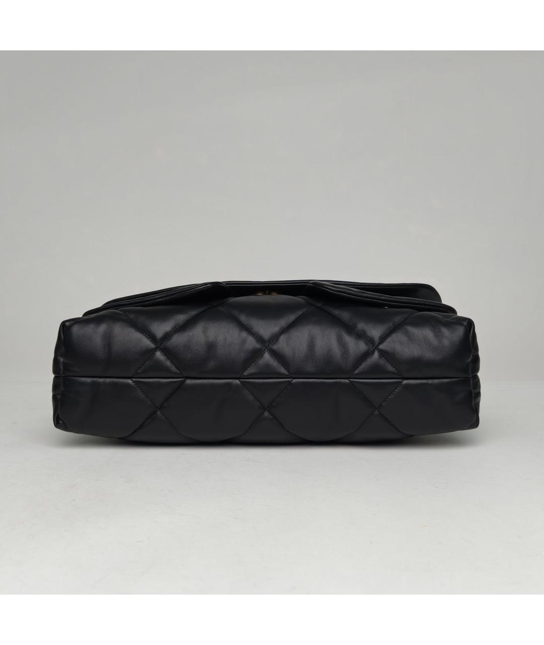 CHANEL Черная кожаная сумка через плечо, фото 6