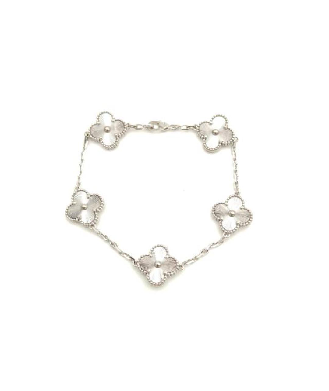 VAN CLEEF & ARPELS Серебрянный браслет из белого золота, фото 1