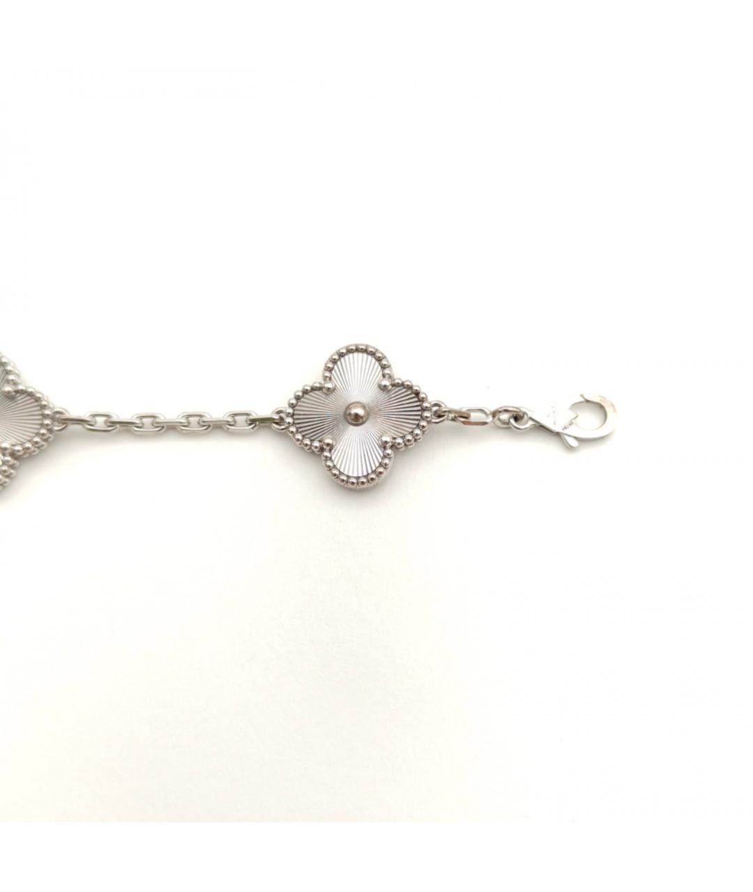 VAN CLEEF & ARPELS Серебрянный браслет из белого золота, фото 5