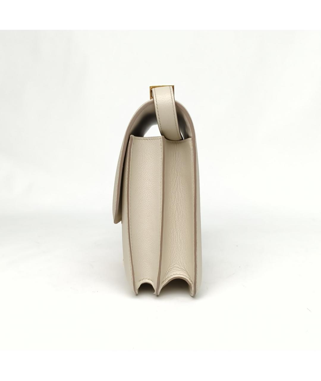 HERMES Серая кожаная сумка через плечо, фото 7