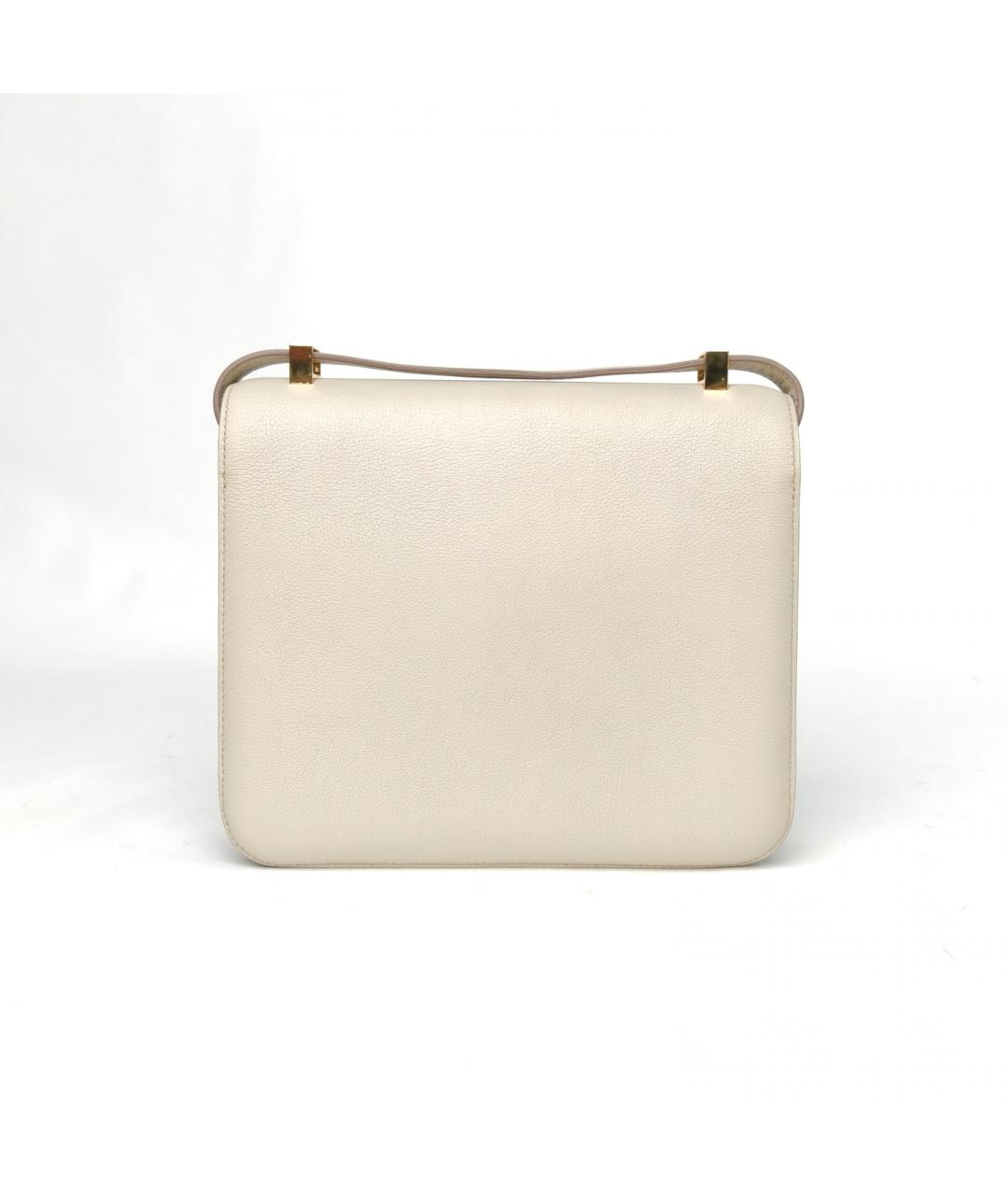 HERMES Серая кожаная сумка через плечо, фото 8