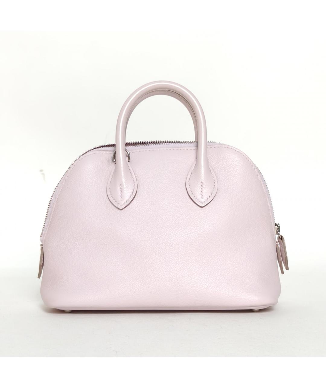 HERMES Розовая кожаная сумка через плечо, фото 4