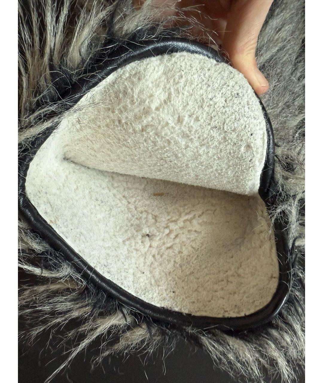 CHANEL Серые сапоги, фото 6