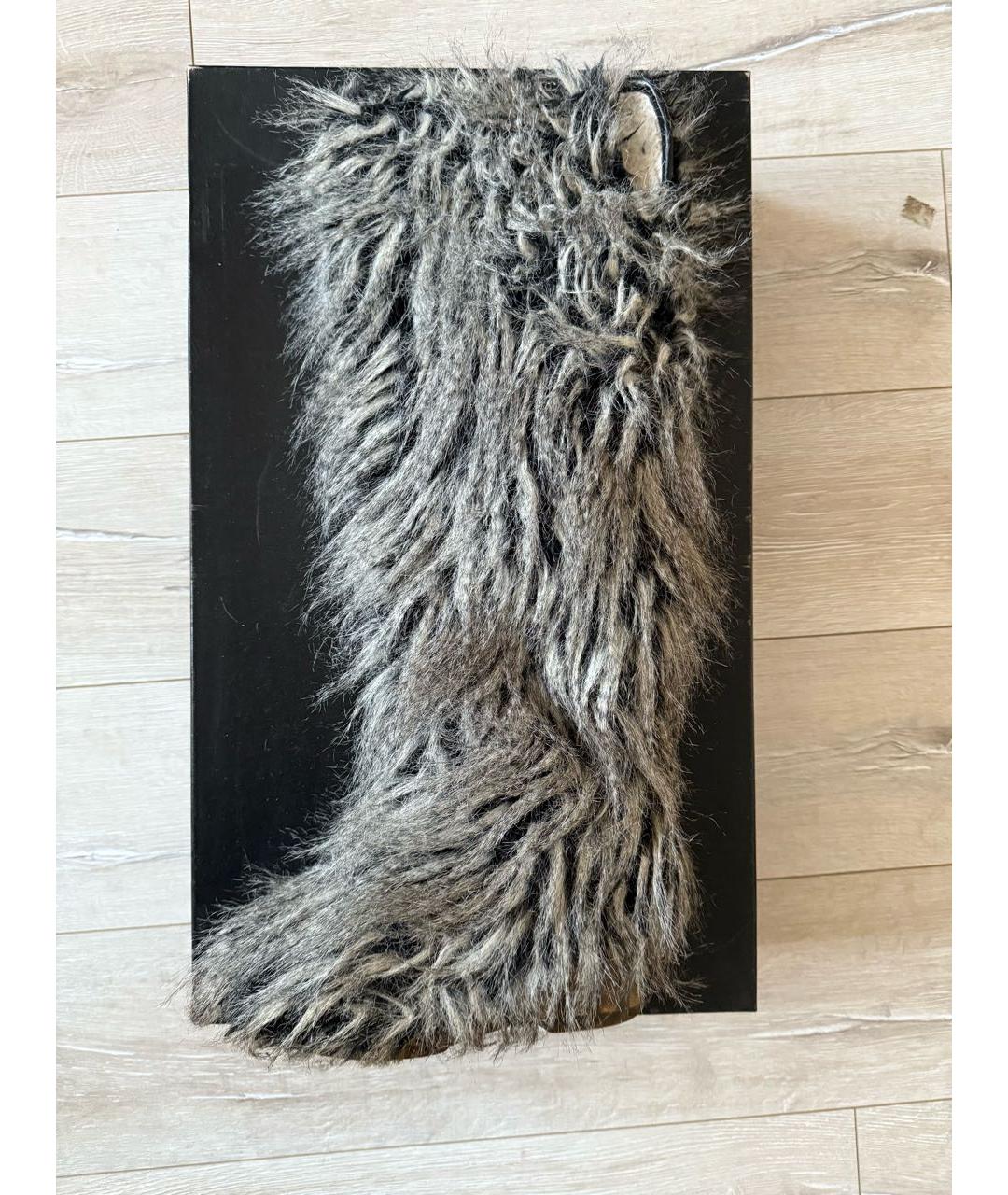 CHANEL Серые сапоги, фото 2