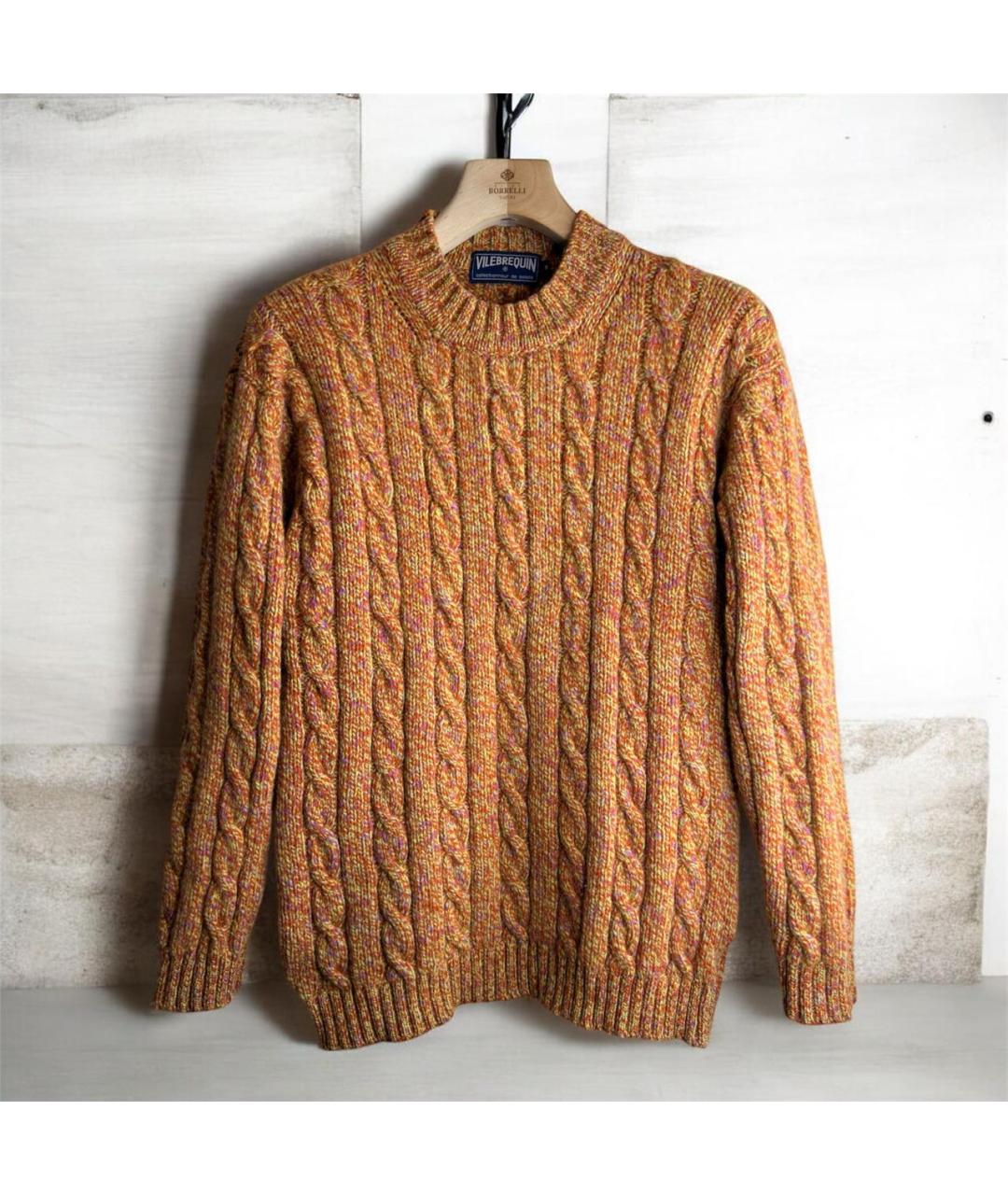 VILEBREQUIN Оранжевый шерстяной джемпер / свитер, фото 9