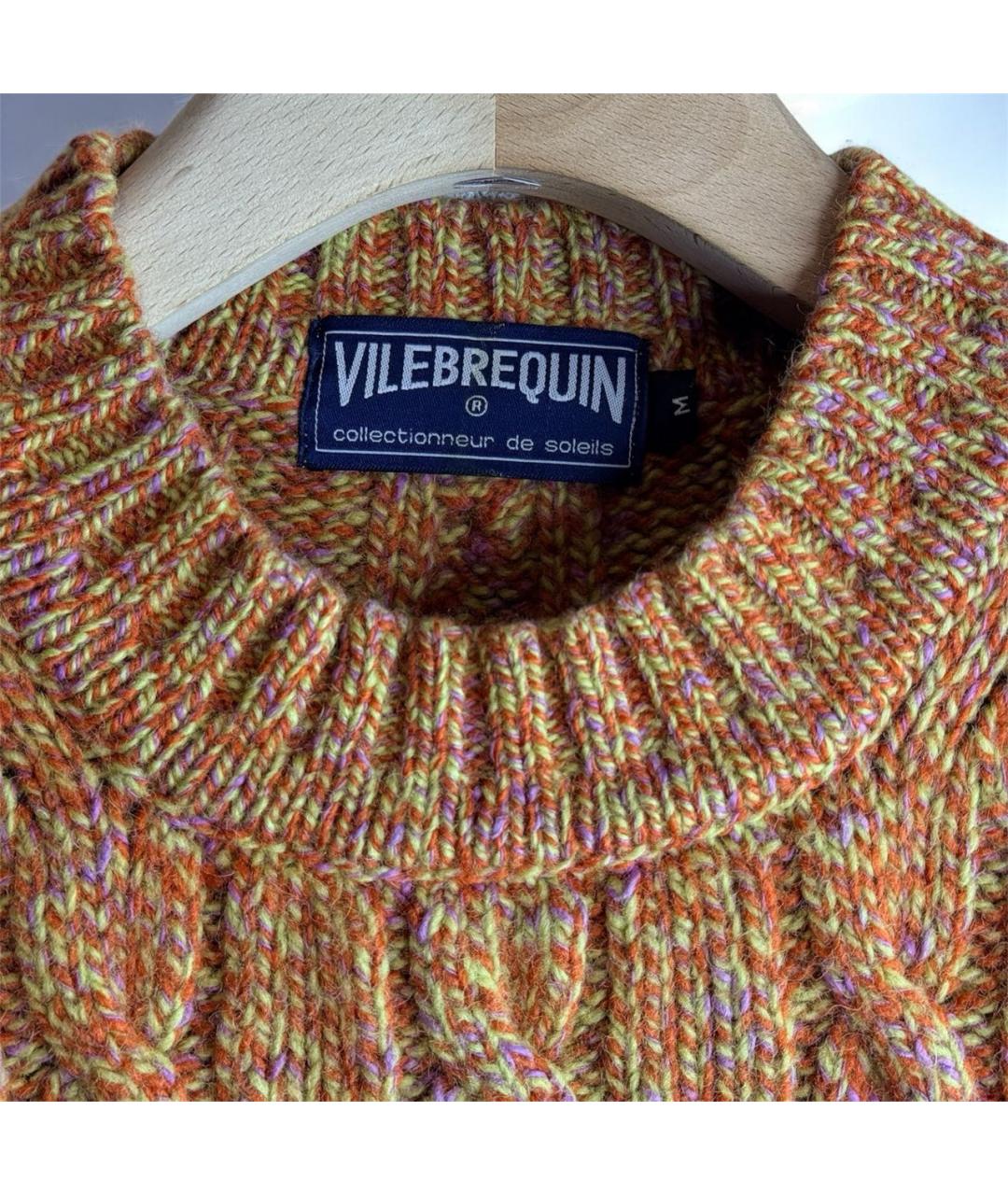 VILEBREQUIN Оранжевый шерстяной джемпер / свитер, фото 3