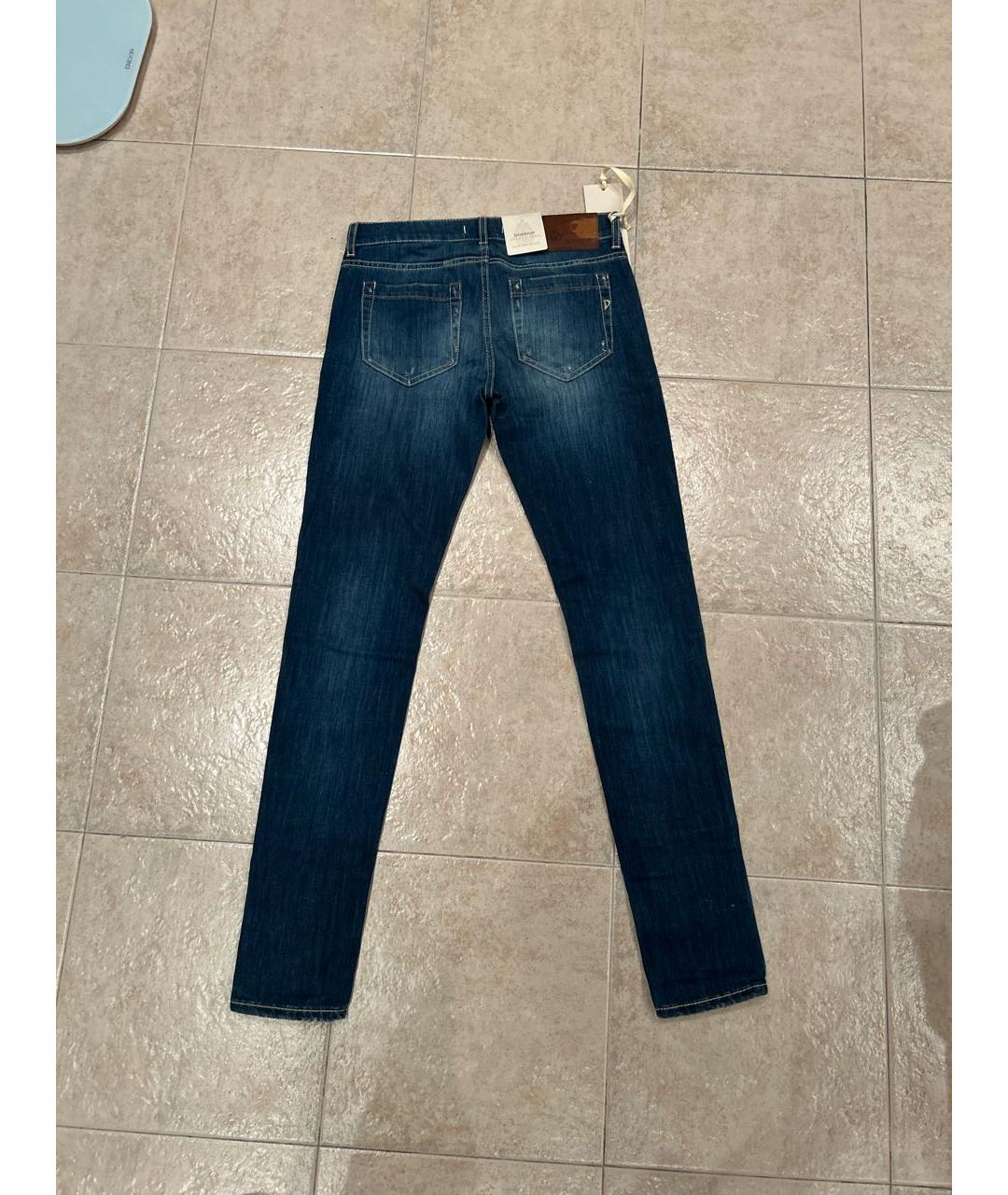 DONDUP Синие хлопко-эластановые джинсы слим, фото 2