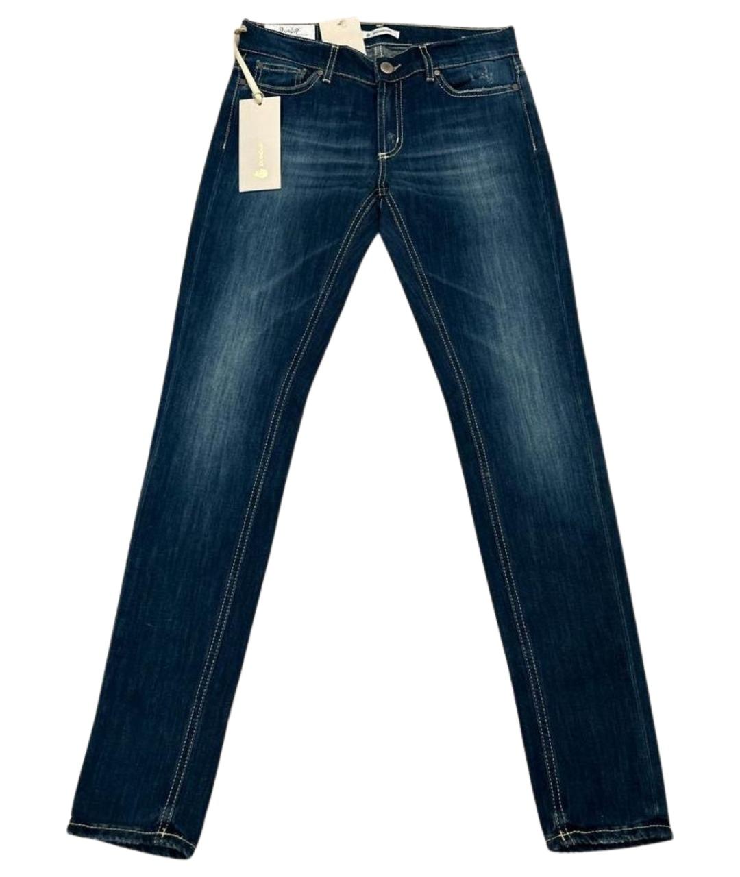 DONDUP Синие хлопко-эластановые джинсы слим, фото 1