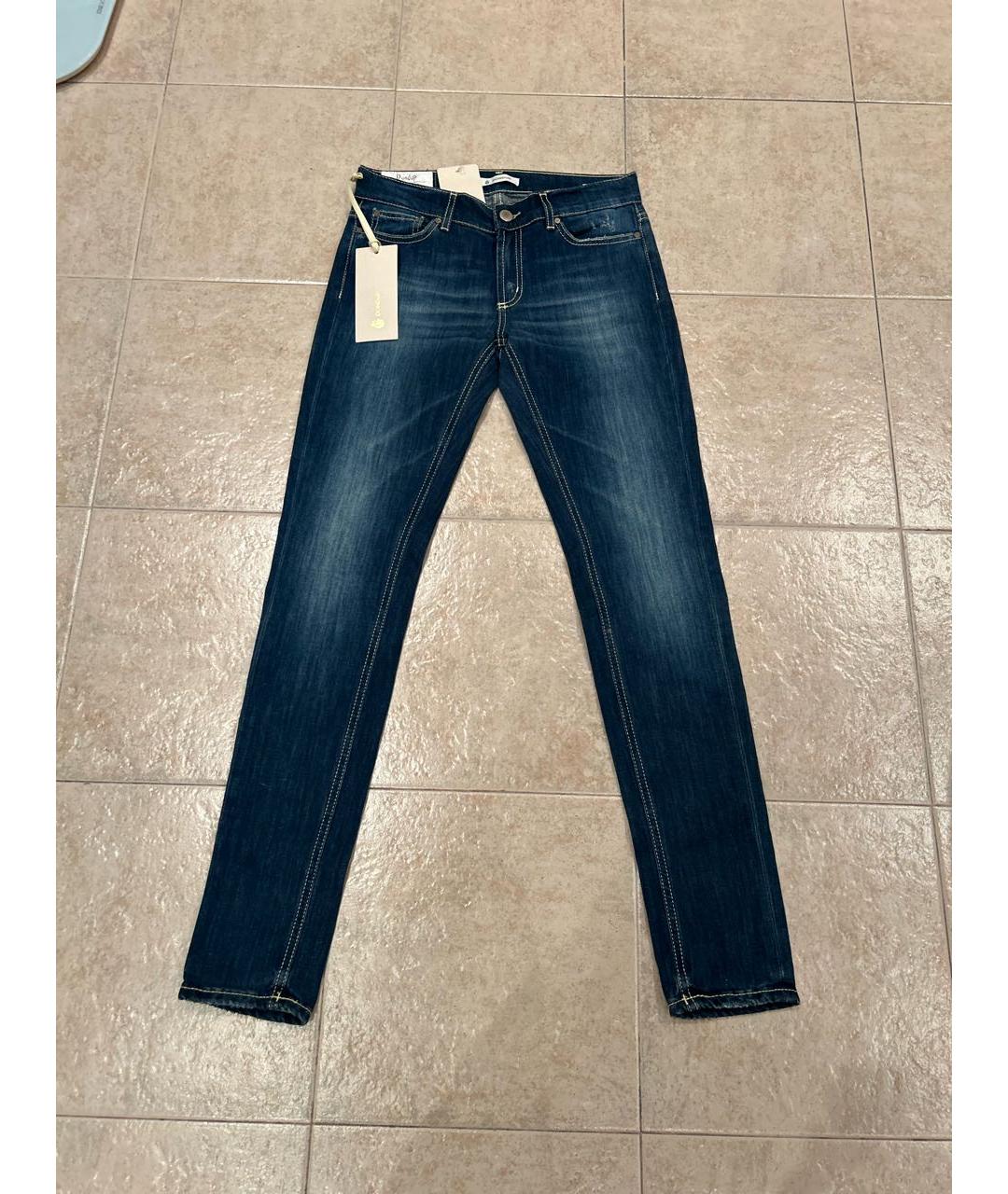 DONDUP Синие хлопко-эластановые джинсы слим, фото 6