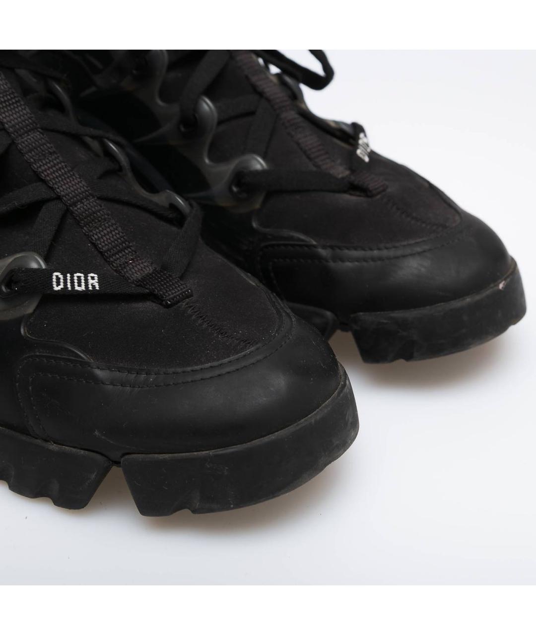 CHRISTIAN DIOR Черные неопреновые кроссовки, фото 4