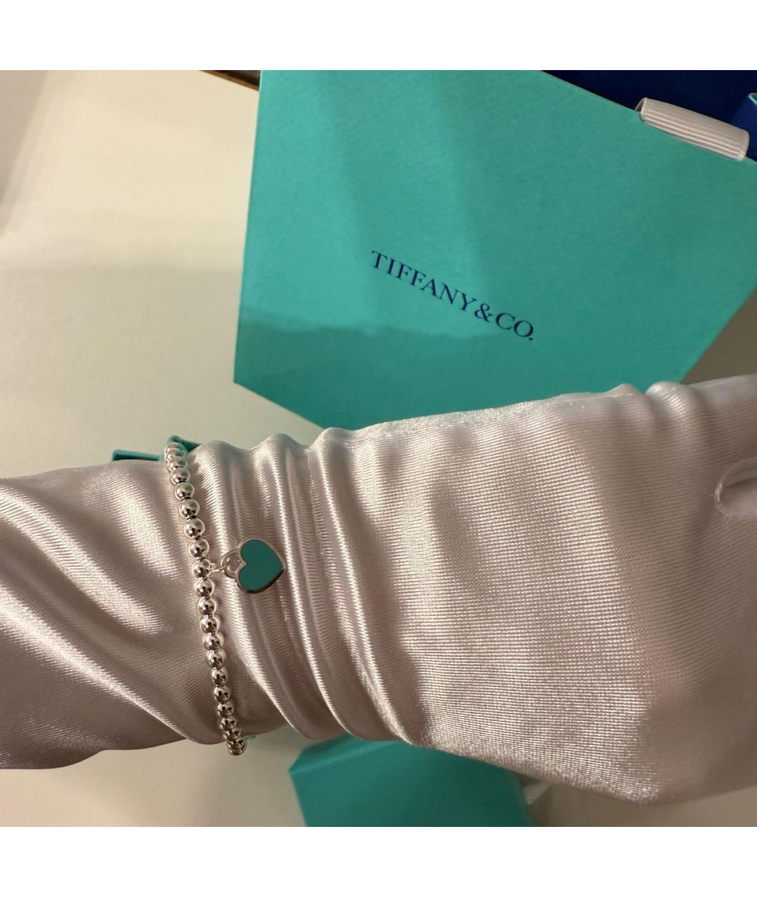 TIFFANY&CO Серебрянный серебряный браслет, фото 2