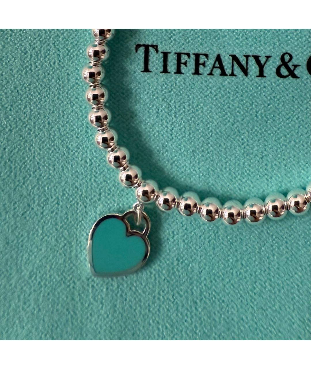 TIFFANY&CO Серебрянный серебряный браслет, фото 4