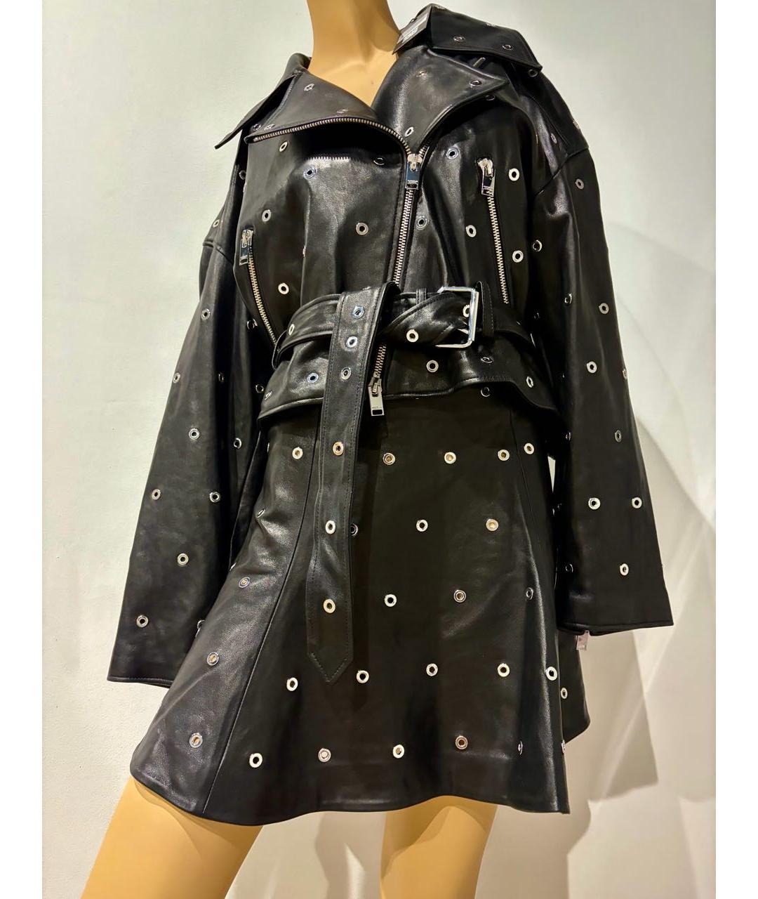 Jacob Lee Черная кожаная куртка, фото 3