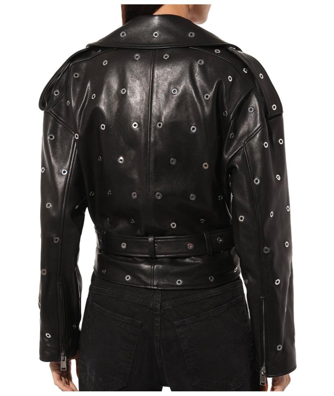 Jacob Lee Черная кожаная куртка, фото 5