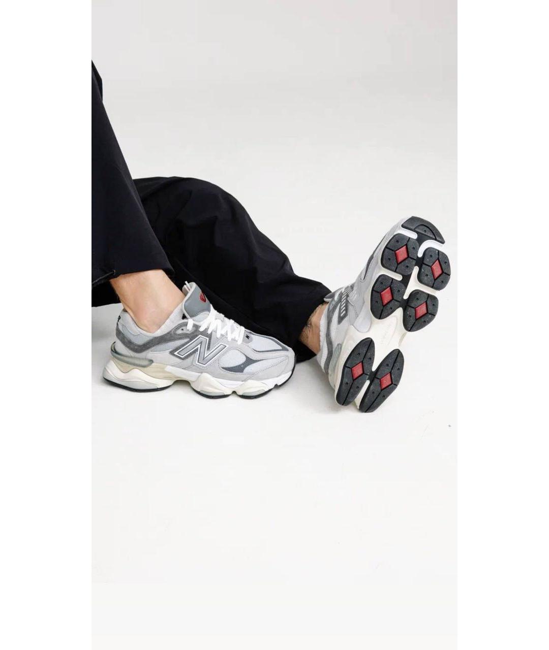 NEW BALANCE Серые текстильные кроссовки, фото 2