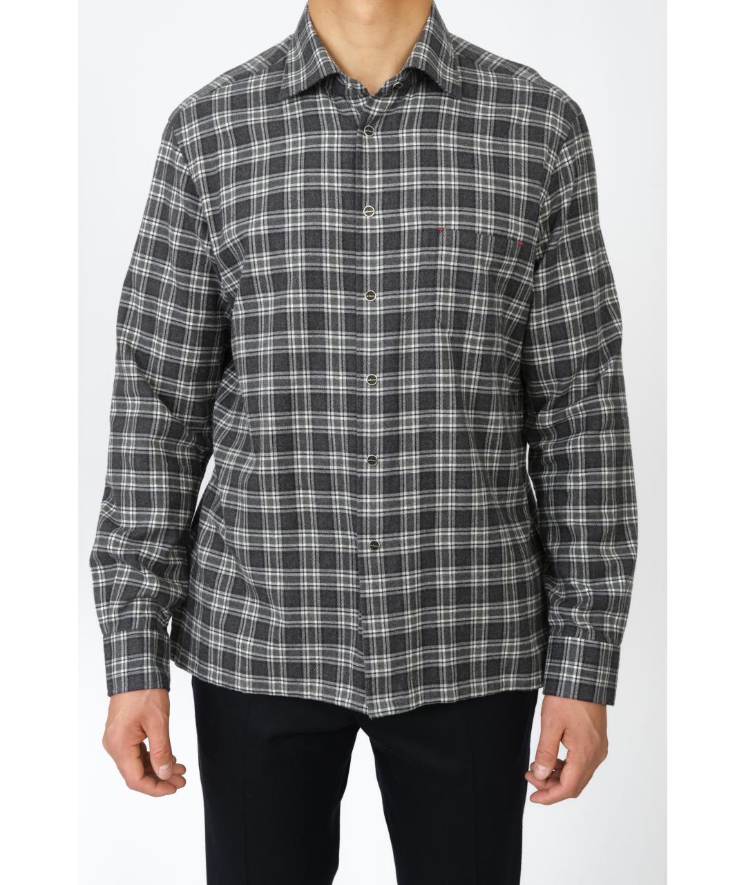 KITON Мульти хлопковая кэжуал рубашка, фото 2