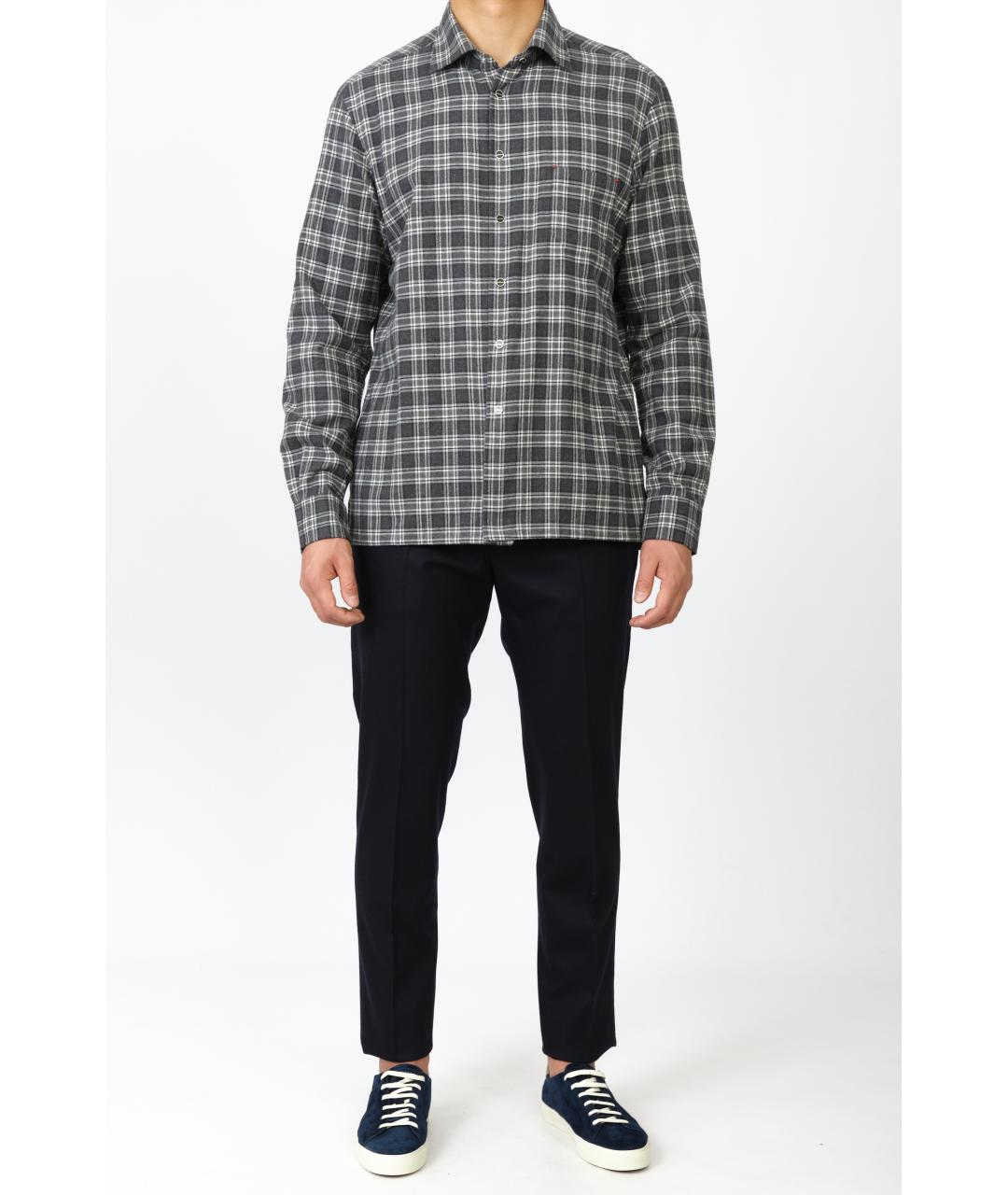 KITON Мульти хлопковая кэжуал рубашка, фото 6