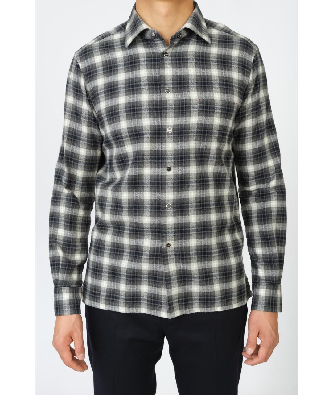 KITON Мульти хлопковая кэжуал рубашка, фото 6