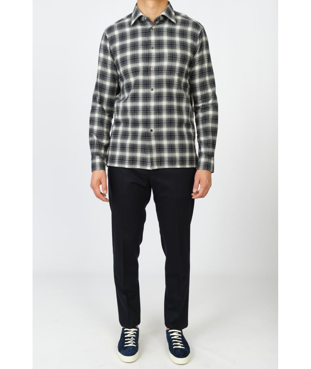 KITON Мульти хлопковая кэжуал рубашка, фото 2