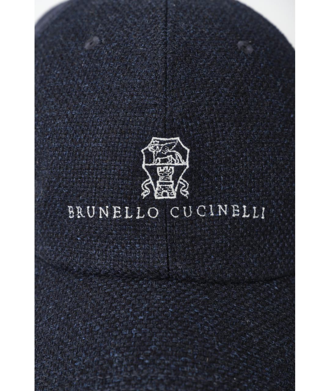 BRUNELLO CUCINELLI Темно-синяя кепка/бейсболка, фото 3