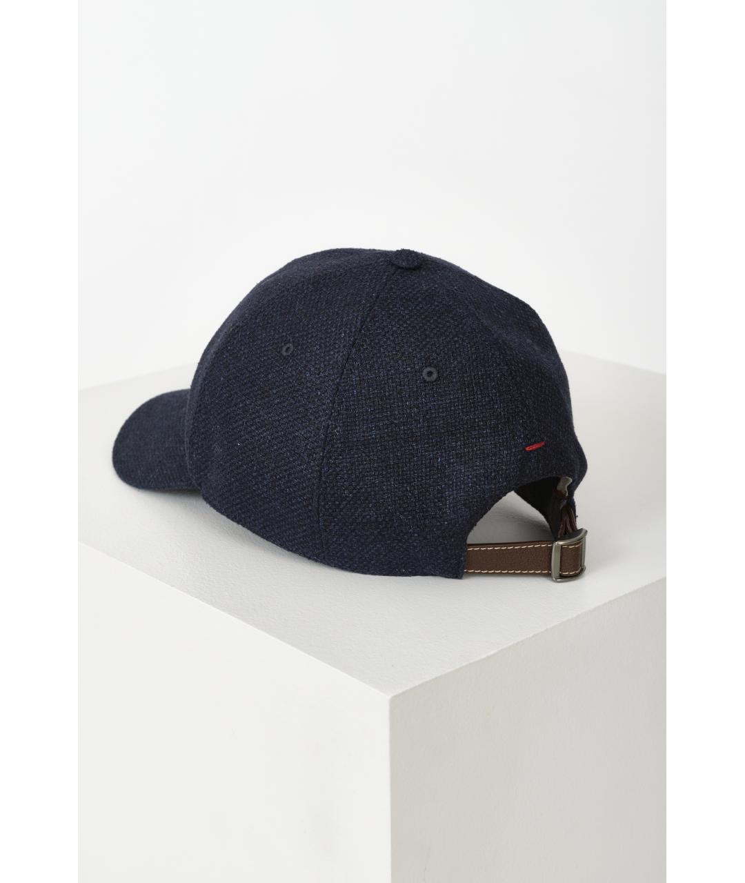 BRUNELLO CUCINELLI Темно-синяя кепка/бейсболка, фото 2