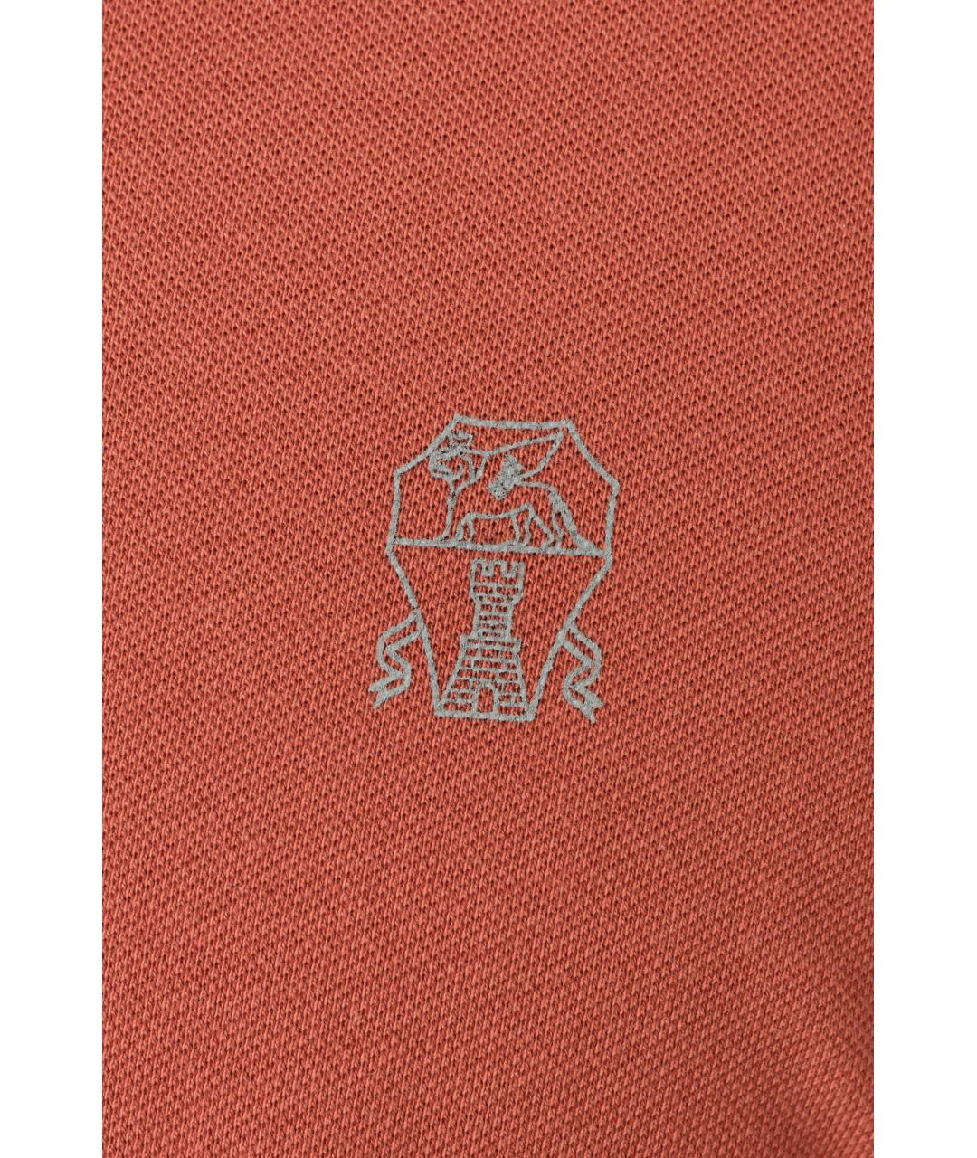 BRUNELLO CUCINELLI Хлопковое поло с коротким рукавом, фото 6