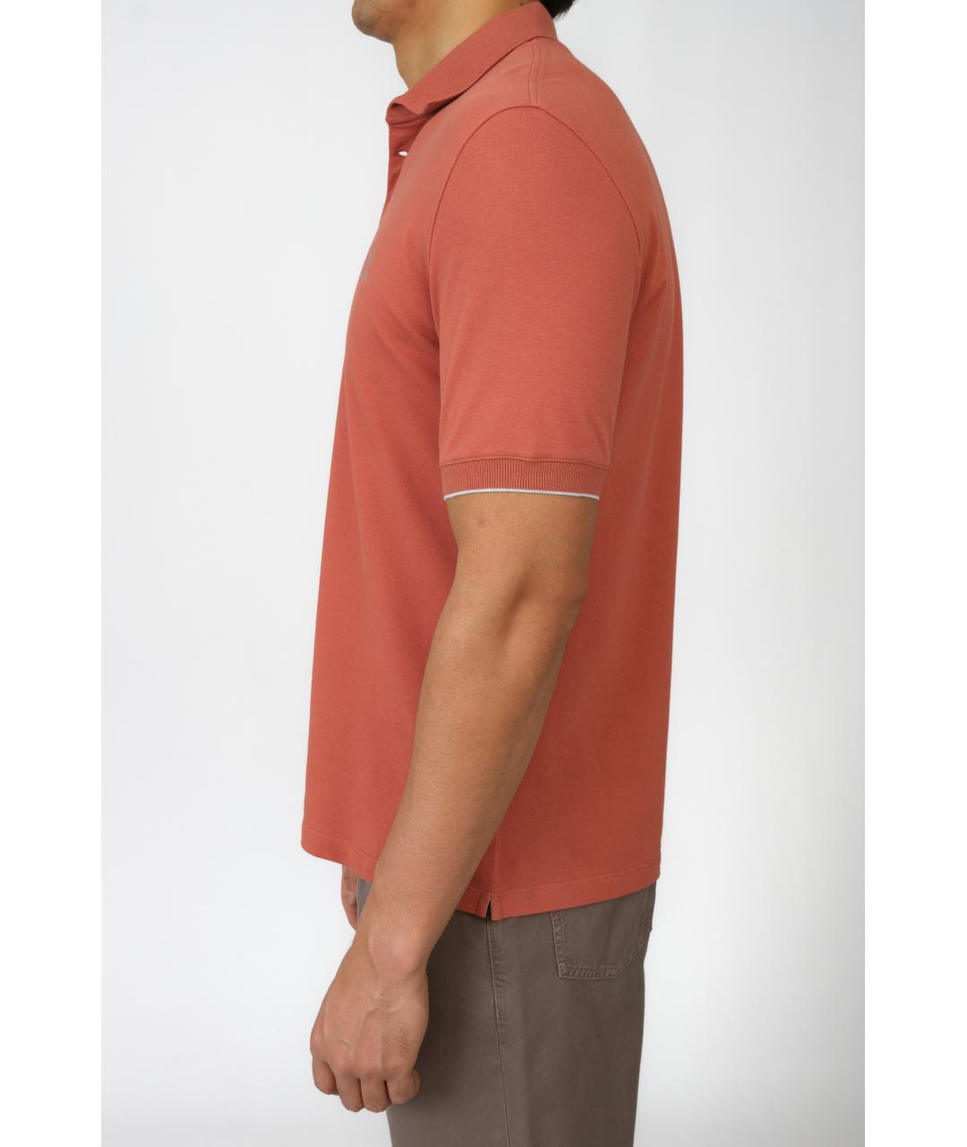 BRUNELLO CUCINELLI Хлопковое поло с коротким рукавом, фото 3