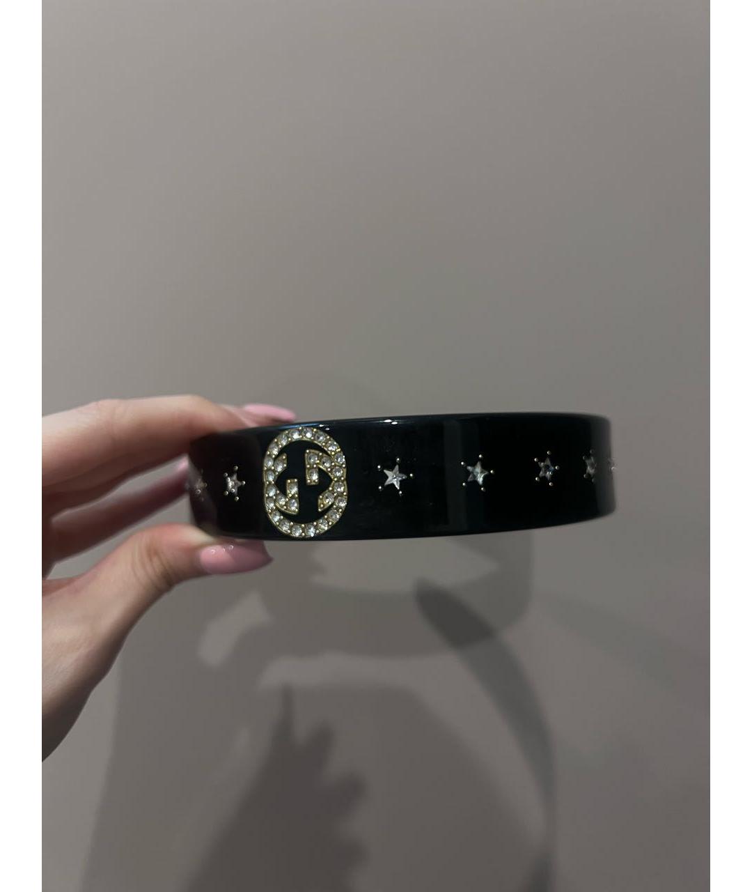 GUCCI Черный ободок, фото 2