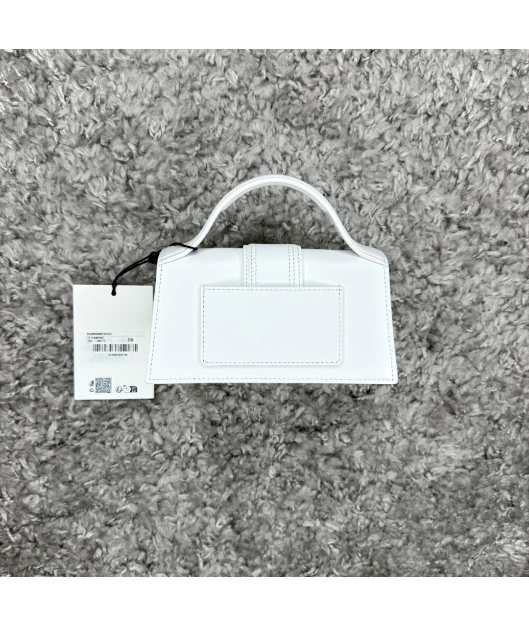 JACQUEMUS Белая сумка через плечо, фото 3