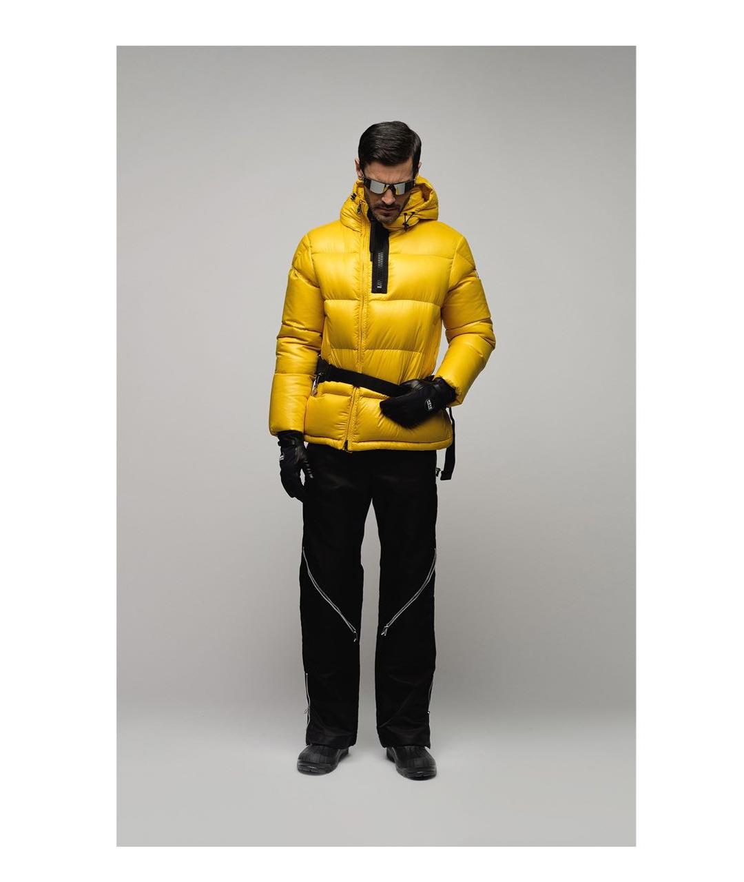 BOTTEGA VENETA Черные полиамидовые повседневные брюки, фото 3