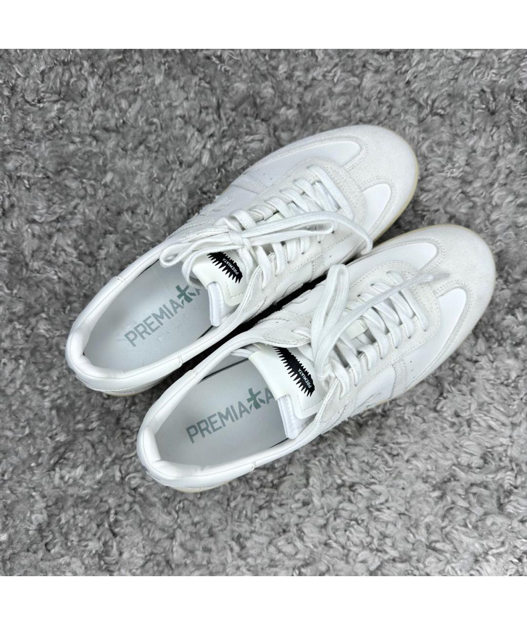 PREMIATA Белые низкие кроссовки / кеды, фото 3