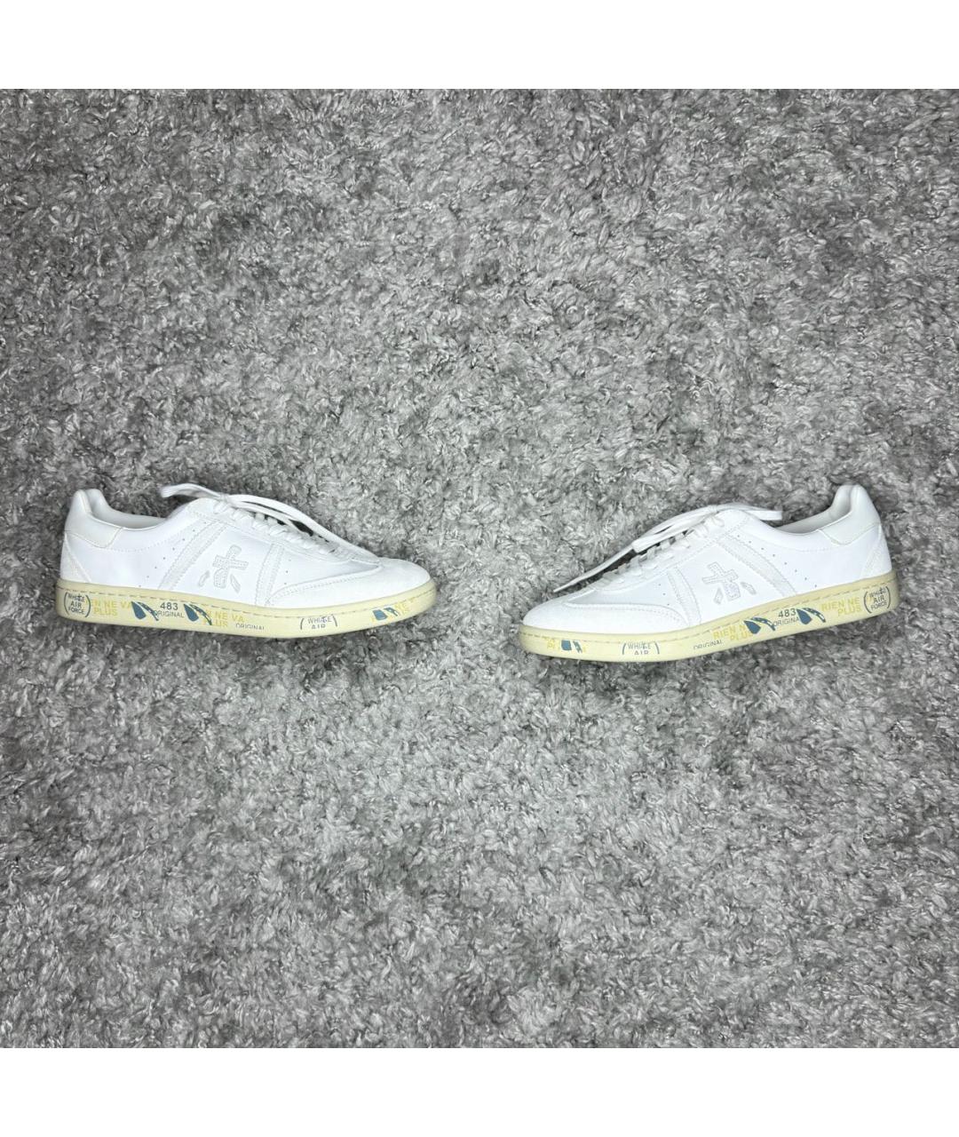 PREMIATA Белые низкие кроссовки / кеды, фото 7