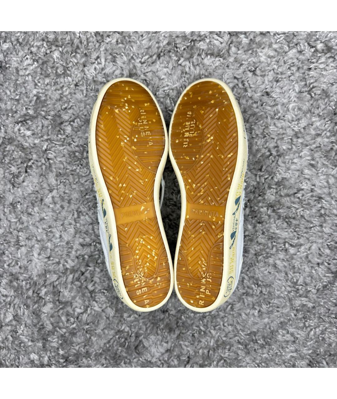 PREMIATA Белые низкие кроссовки / кеды, фото 4