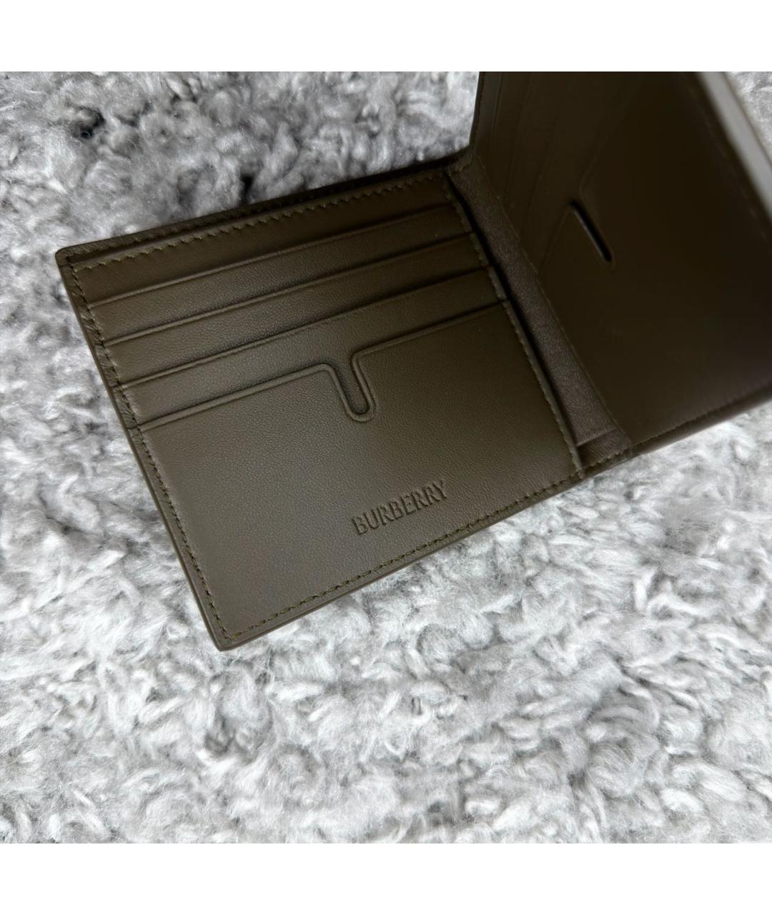 BURBERRY Бежевый кошелек, фото 3