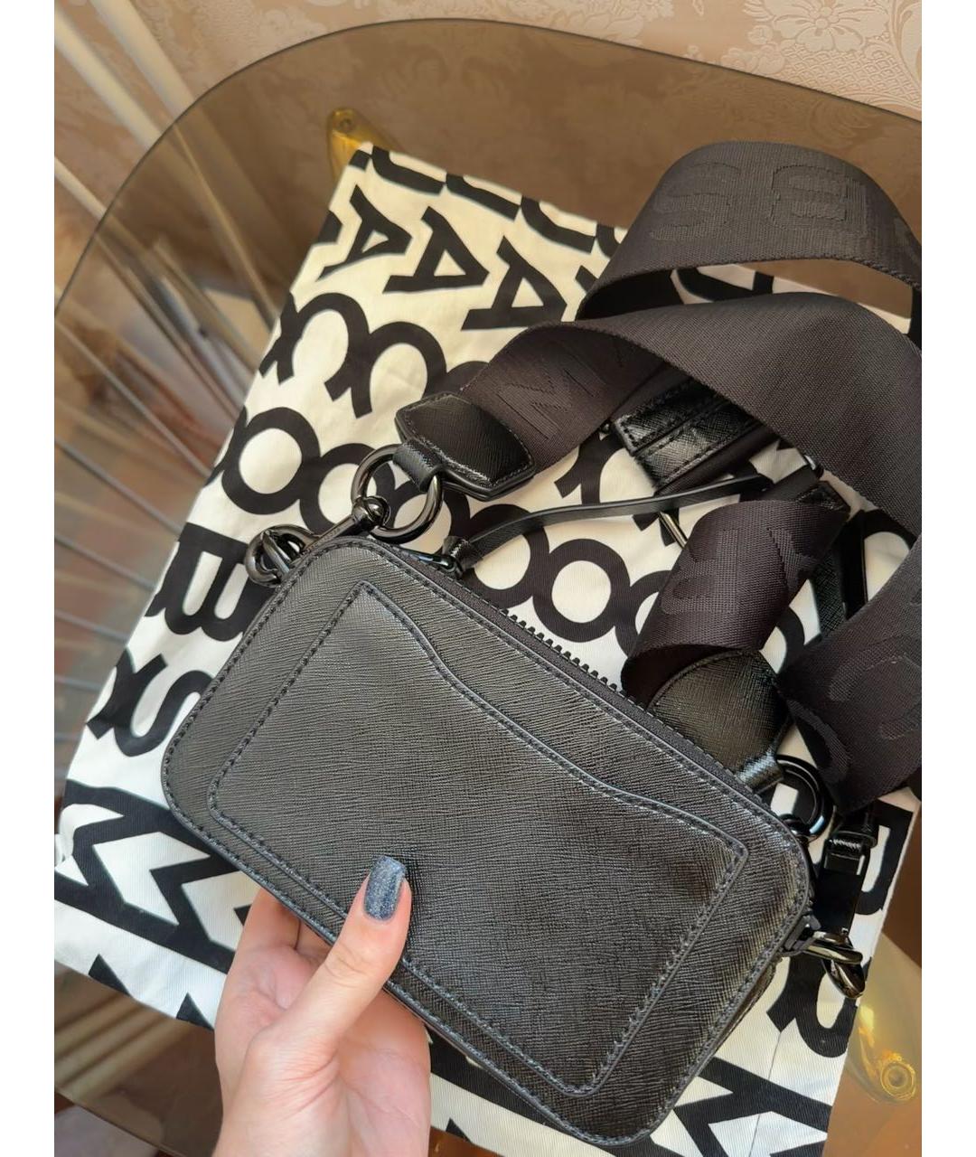 MARC JACOBS Черная сумка через плечо, фото 4